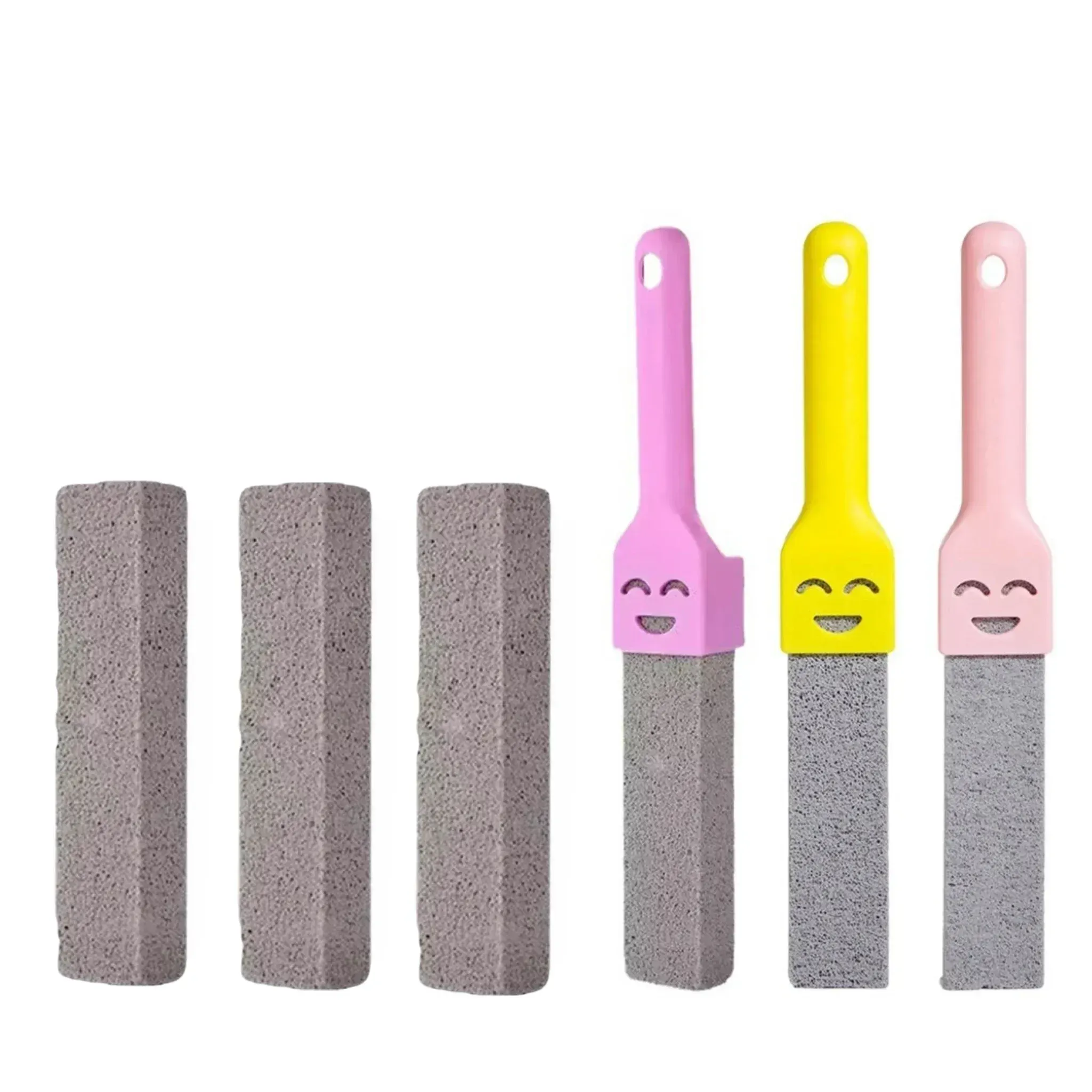 Pumice Stone Cleaning Stick Toilet Lime scale Rust Stain Removal Brush