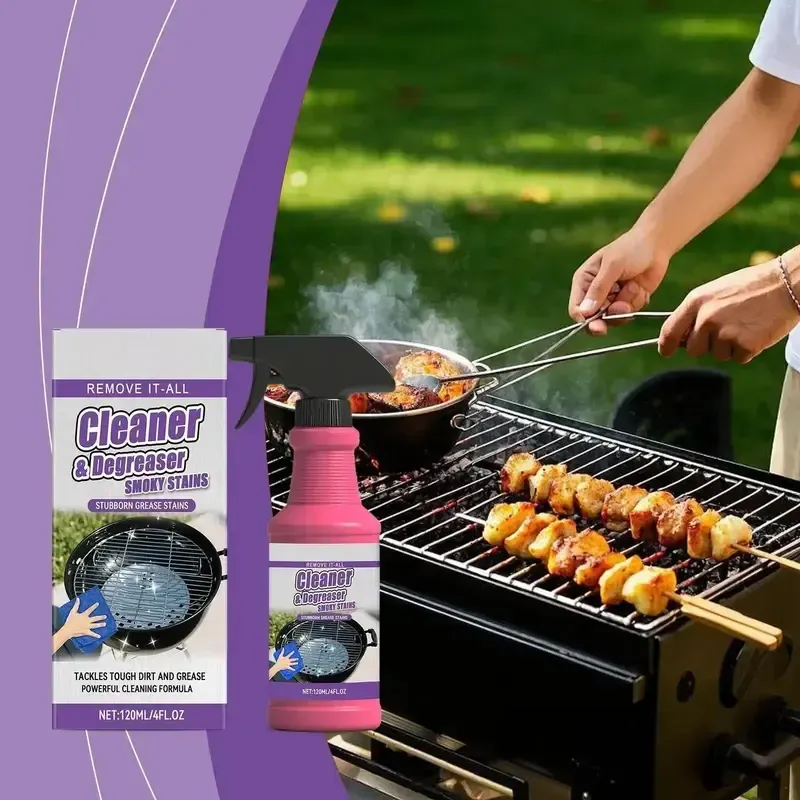 49% OFF🔥BBQ Non-toxic, Heavy Duty, No Residue Grill Cleaner Degreaser Spray